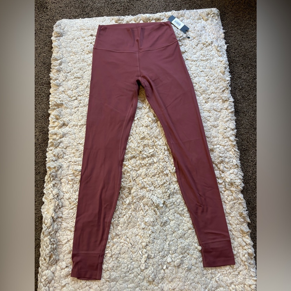 Savvi Lifestyle Co. Crane Stirrup Leggings XL (would fit 2X) Dusty Purple Maroon